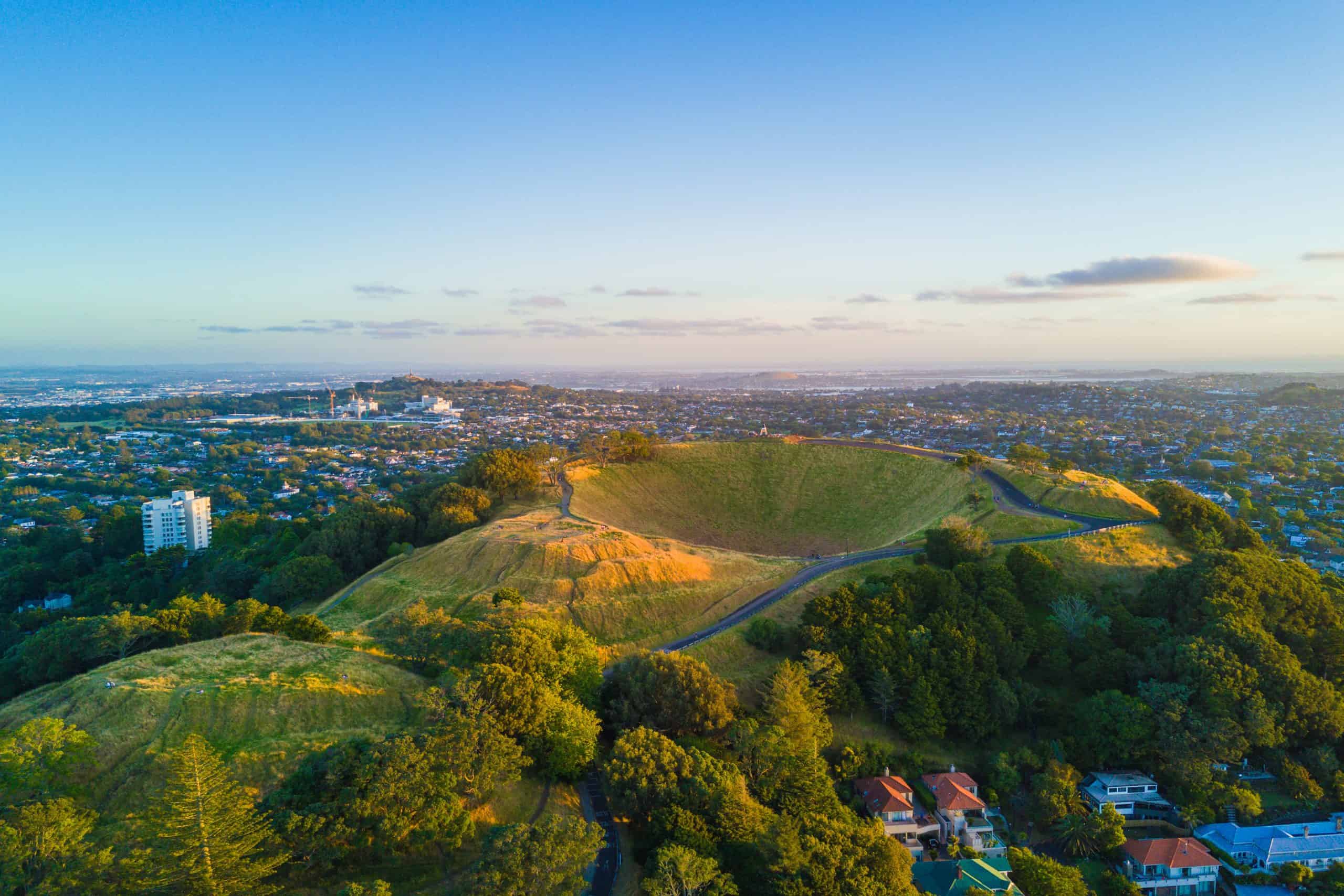 Scaling Mount Eden’s volcanic cone