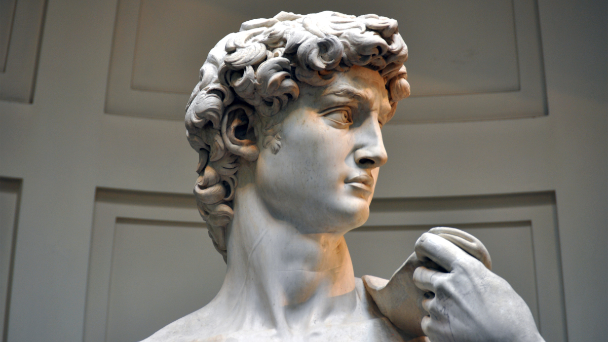 Admire Michelangelo’s David
