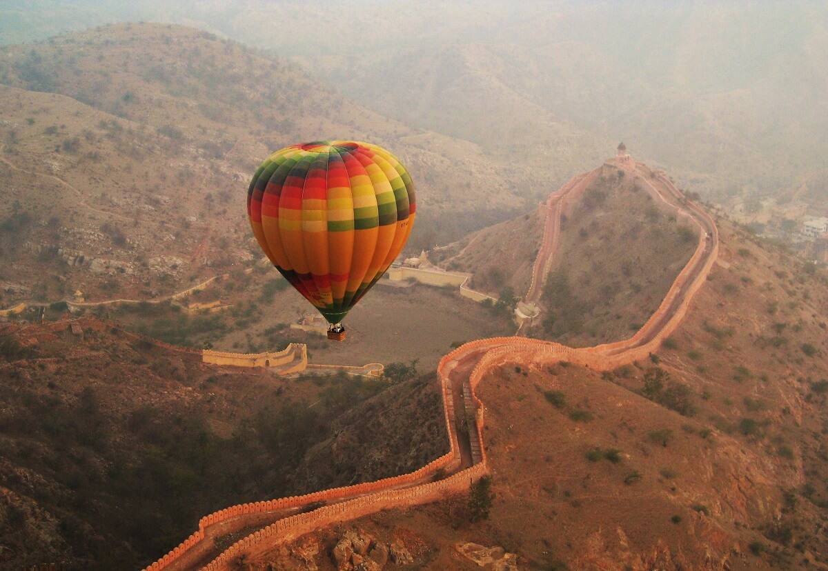 Take a hot air balloon ride