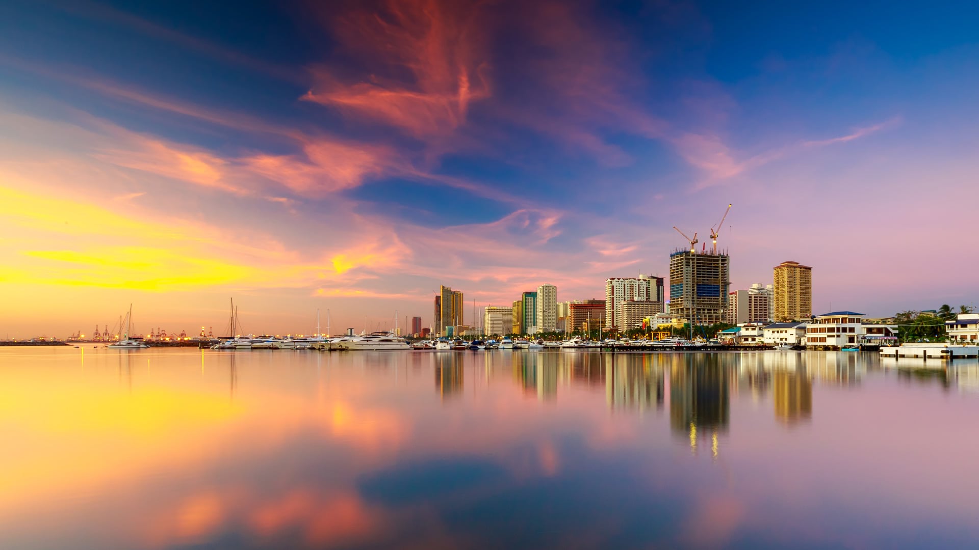 Enjoy the Manila Bay sunset