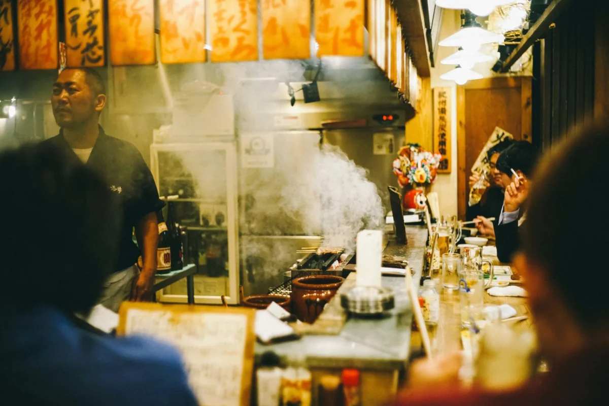 Eat at a traditional izakaya